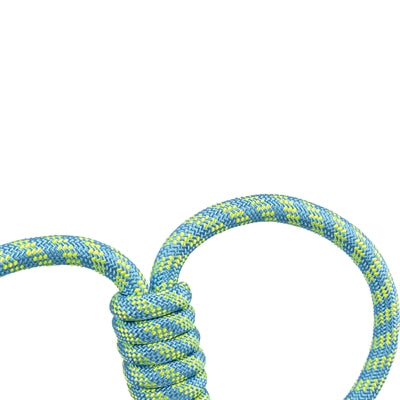 Trixie Aquatoy Touw Trekspeeltje Ringen Polyester Geel / Groen 42 Cm