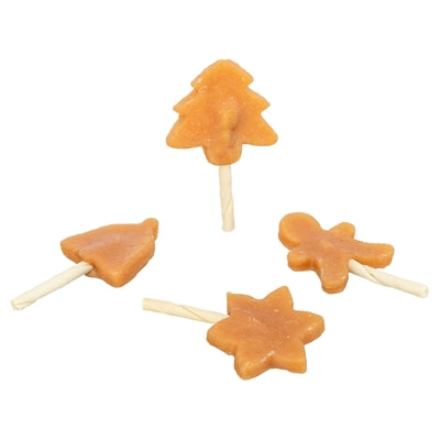 Trixie Xmas Lollipop Boom / Ster / Gemberkoekman / Bel Assorti 18 Gr