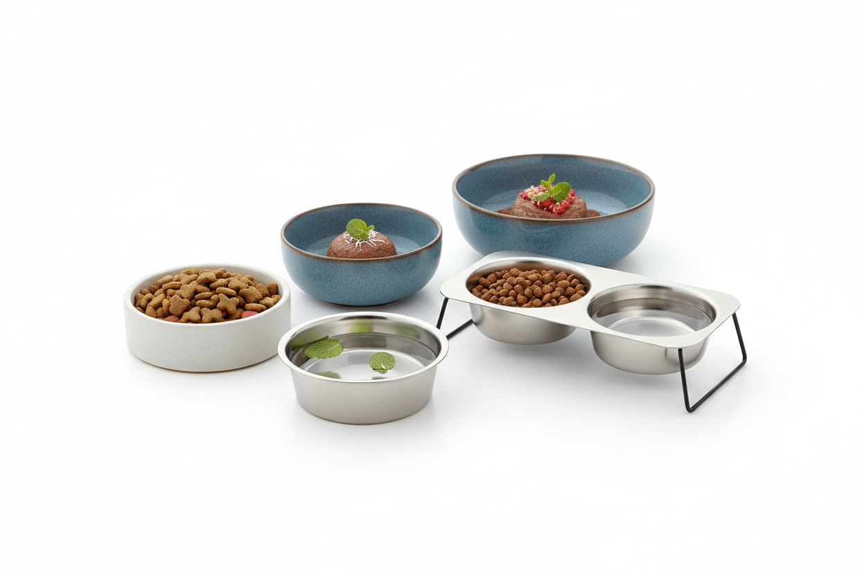 Katten - Voer/Drinkbakken