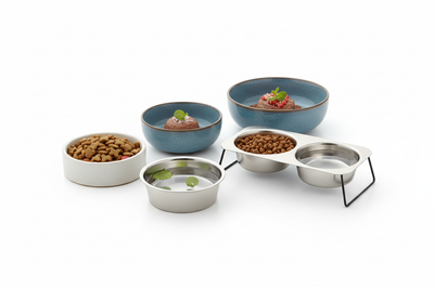 Katten - Voer/Drinkbakken