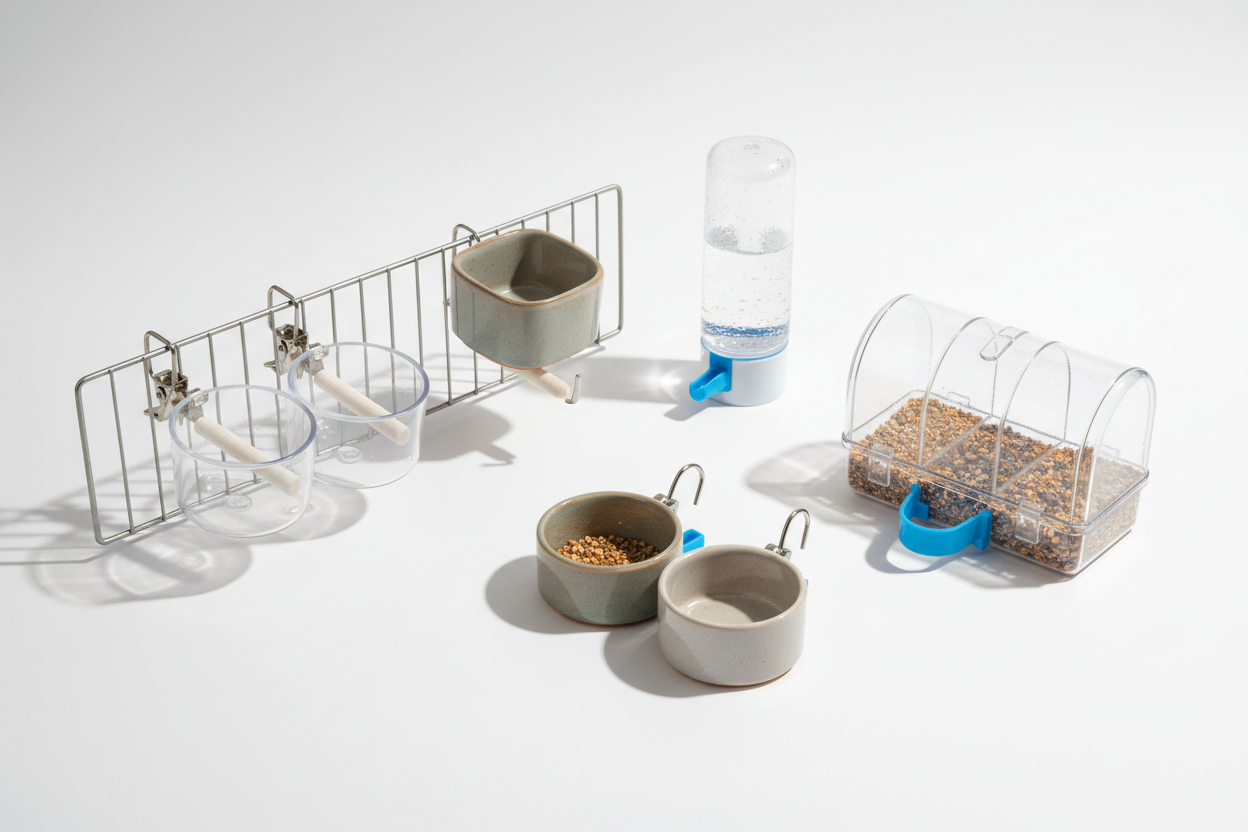 Vogels - Voer/Drinkbakken