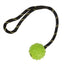 Happy Pet Tough Toys Floater Rubber Bal Touw Assorti