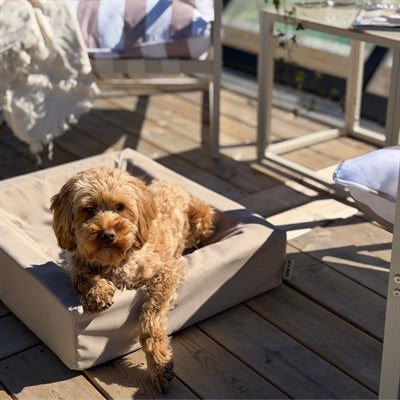 Bia Bed Outdoor Hoes Hondenmand Taupe