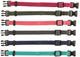 Trixie Puppy Halsbandset Fuchsia/Grafiet/Indigo/Bosgroen/Koraal