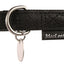 Macleather Halsband Zwart 45-70X2,5 Cm