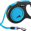 Flexi Rollijn New Classic Neon Tape Zwart / Blauw