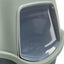 Trixie Be Eco Gerecycled Kattenbak Vico Met Kap Antraciet/Groen