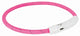 Trixie Lichtgevende Halsband Hond Flash Usb Tpu / Nylon Roze