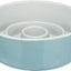 Trixie Voerbak Slowfeeding Keramiek Grijs / Blauw