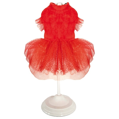 Croci Honden Jurk Xmas Sparkling Rood 30 Cm