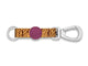 Morso Key Cord Sleutelhanger Gerecycled Jungle Drum Oranje