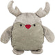 Trixie Hert Zonder Geluid Stof / Pluche Grijs 30 Cm