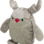 Trixie Hert Zonder Geluid Stof / Pluche Grijs 30 Cm