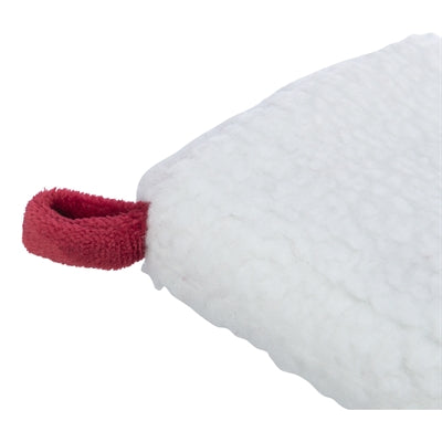 Trixie Xmas Kerstsok Pluche Rood / Wit 47 Cm