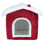 Trixie Kattenmand Huis Rood / Wit 35X38X45 Cm