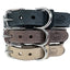 Sazzz Halsband Hond Nomad Vintage Leer Antraciet 32-39X2 Cm