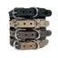 Sazzz Halsband Hond Boho Vintage Leer Camouflage
