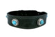 Sazzz Zzzsazzz Halsband Hond Boho Treasure Stone Vintage Leer Antraciet