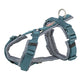 Trixie Hondentuig Premium Trekking Petrol Blauw/ Grafiet Grijs