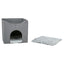 Trixie Kattenhuis Harvey Grijs-Wit / Zwart