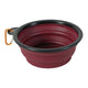 Zolux Bvk Voerbak Opvouwbaar Siliconen Rood  17 Cm 1 Ltr