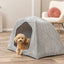 Trixie Hondenmand Tent Jonna Vital Ribstof Lichtgrijs 100X70X70 Cm
