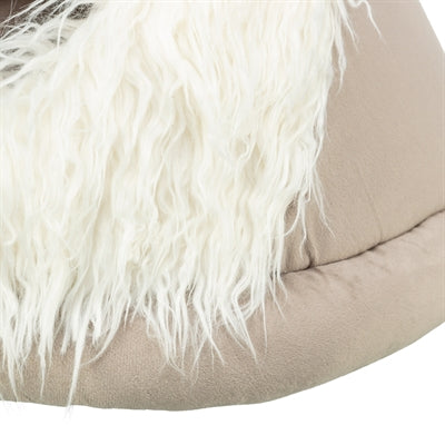 Trixie Xmas Tent Kabouter Velvet Look Beige 45X45X47 Cm