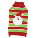 Happy Pet Hondentrui Kerstman Gestreept Rood / Groen Ruglengte 30 Cm