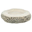 Trixie Hondenmand Leo Soft Rond Pluche Creme / Panterprint
