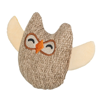 Trixie Uil Stof / Pluche Met Kattenkruid / Catnip Beige