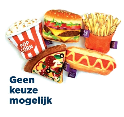 Happy Pet Tabby Patch Fast Food Met Catnip Assorti