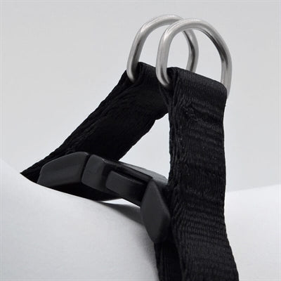 Morso Mini Hondentuig Verstelbaar Gerecycled Zwart 32-41X2,5 Cm