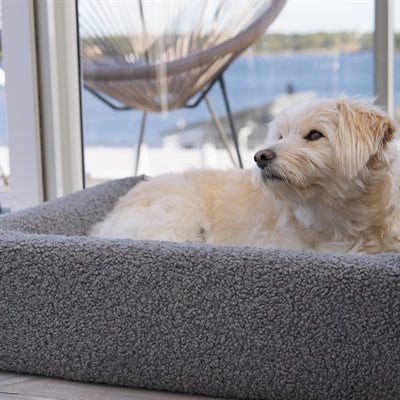 Bia Bed Premium Hoes Teddy Grijs