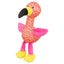 Trixie Flamingo Stof Roze / Geel 32X12X11 Cm