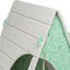 Trixie Kattenmand Speelbox Lucy Driehoekig Vilt Zand / Groen 46X38X50 Cm