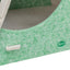 Trixie Kattenmand Speelbox Lucy Driehoekig Vilt Zand / Groen 46X38X50 Cm