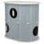 Trixie Speelbox Mara Ovaal Vilt Zand / Grijs 66X46X62 Cm