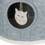 Trixie Speelbox Mara Ovaal Vilt Zand / Grijs 66X46X62 Cm