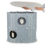 Trixie Speelbox Mara Ovaal Vilt Zand / Grijs 66X46X62 Cm
