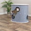 Trixie Speelbox Mara Ovaal Vilt Zand / Grijs 66X46X62 Cm
