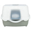 Trixie Kattenbak Davio Top Outdoor Met Kap Grijs / Wit
