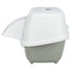 Trixie Kattenbak Davio Top Outdoor Met Kap Grijs / Wit