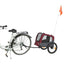 Trixie Hondenfietskar Grijs / Rood 61/125X56X64 Cm