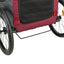 Trixie Hondenfietskar Grijs / Rood 61/125X56X64 Cm