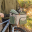 Trixie Fietsmand Voor Stuur Polyester Olijfgroen / Beige 48X34X40 Cm