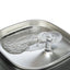 Trixie Drinkfontein Aqua Pure Kunststof / Rvs Zwart 18X18X14,5 Cm