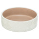 Trixie Voerbak / Drinkbak Patroon Keramiek Wit / Beige