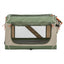Trixie Kennel Comfy Bench Stof / Reismand Olijfgroen / Beige 47,5X70X44,5 Cm