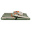 Trixie Kennel Comfy Bench Stof / Reismand Olijfgroen / Beige 47,5X70X44,5 Cm