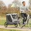 Trixie Fietskar Opvouwbaar Snelvouw Functie Tot 45Kg Grijs Xl 87,5X93/150X97 Cm